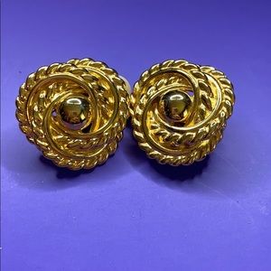 Vintage clip on earrings